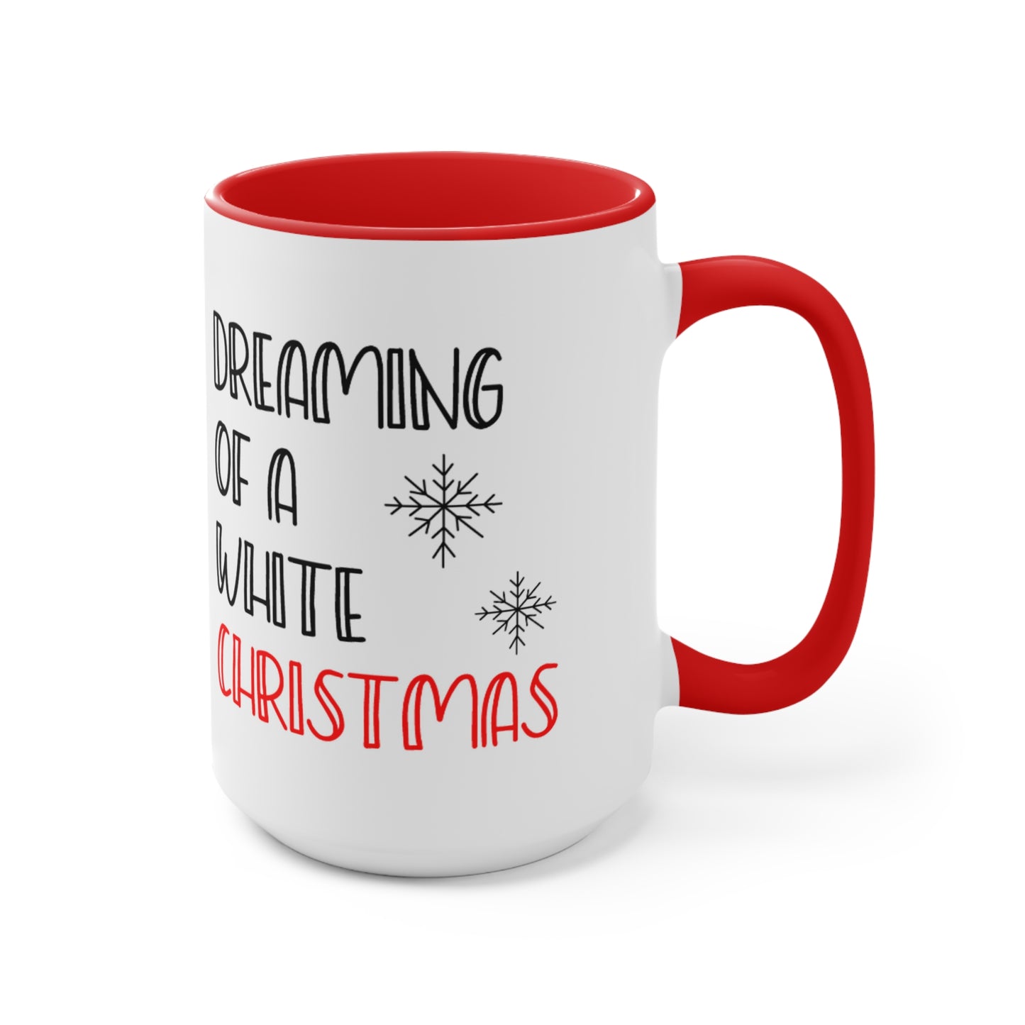 Dreaming of a White Christmas Accent Mug