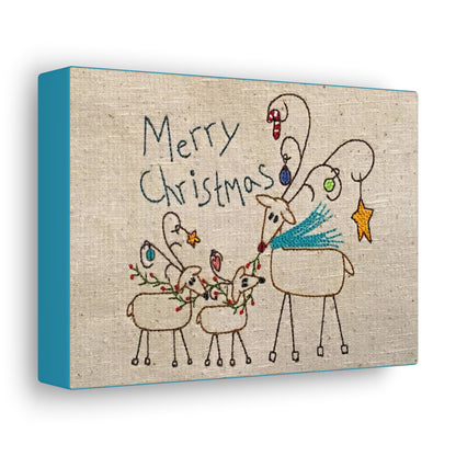 Rudy Merry Christmas Canvas Gallery Wraps