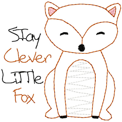 Fox Machine Embroidery Design