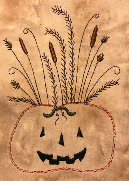 Fall Arrangement-outline Machine Embroidery Design