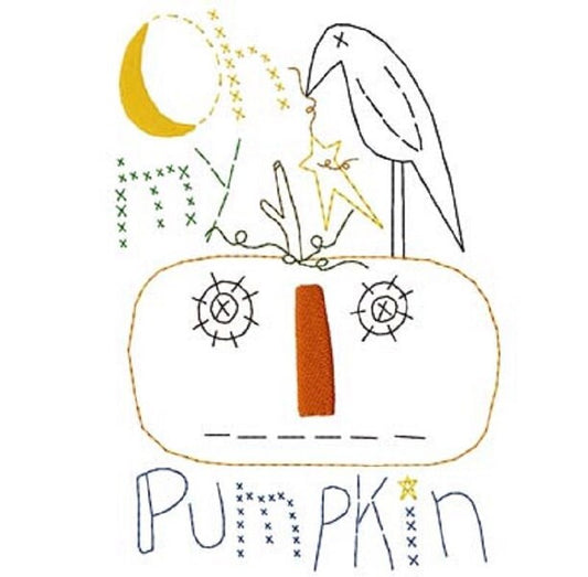 Oh My Pumpkin Machine Embroidery Design